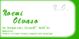 noemi olvaso business card